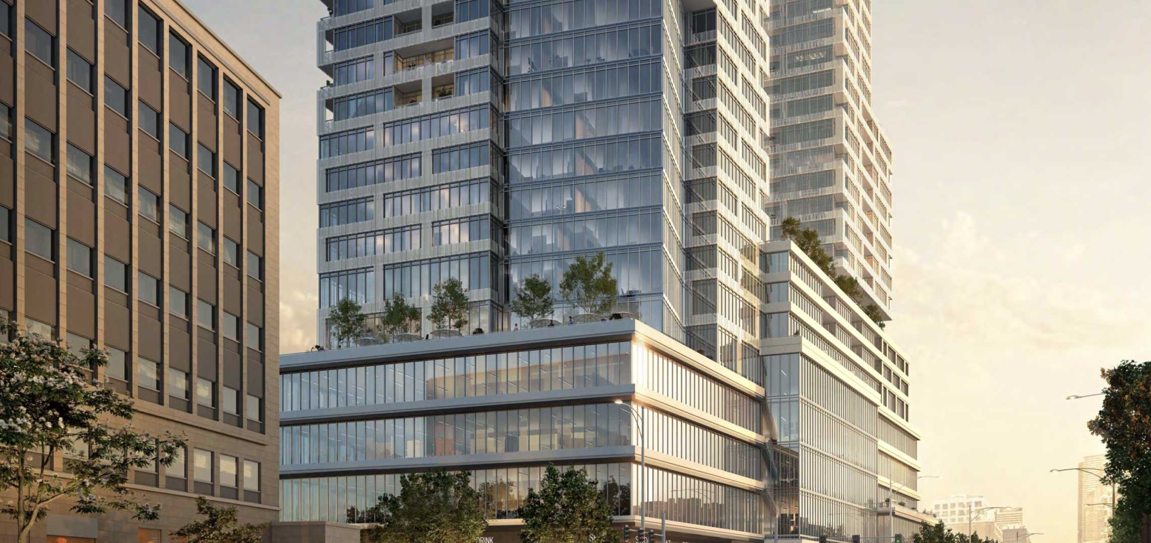 Twotower proposal at Yonge and Davisville grows in latest submission